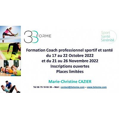01 - Formation Coach Professionnel Sport Santé